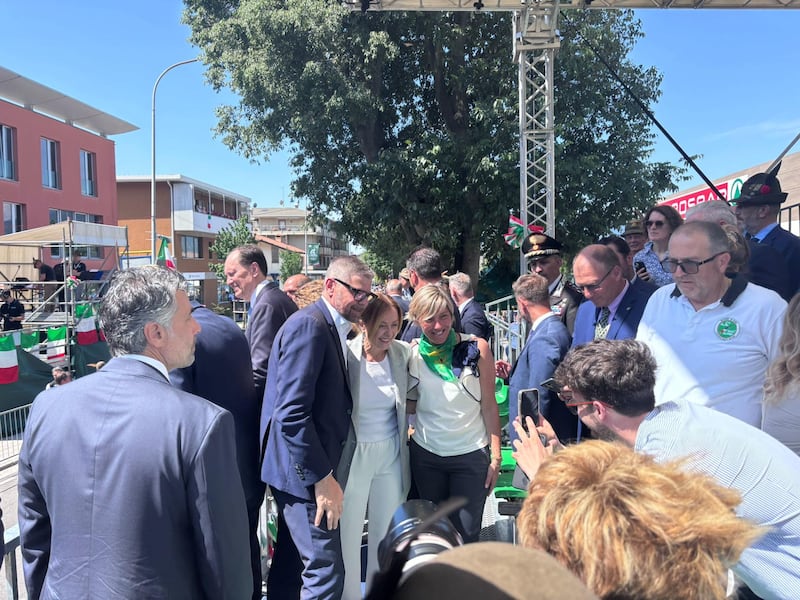 Meloni al raduno degli alpini: FOTO 2