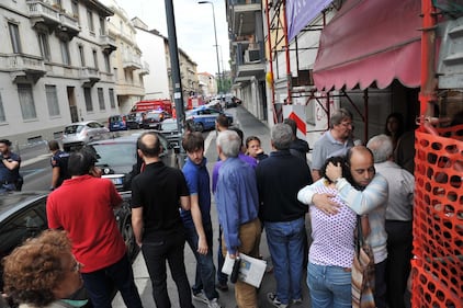 Esplosione in una palazzina a Milano 6