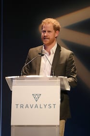 Principe Harry, le foto del convegno sul turismo 4