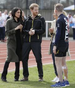 Meghan Markle con il Principe Harry agli Invictus Games 9