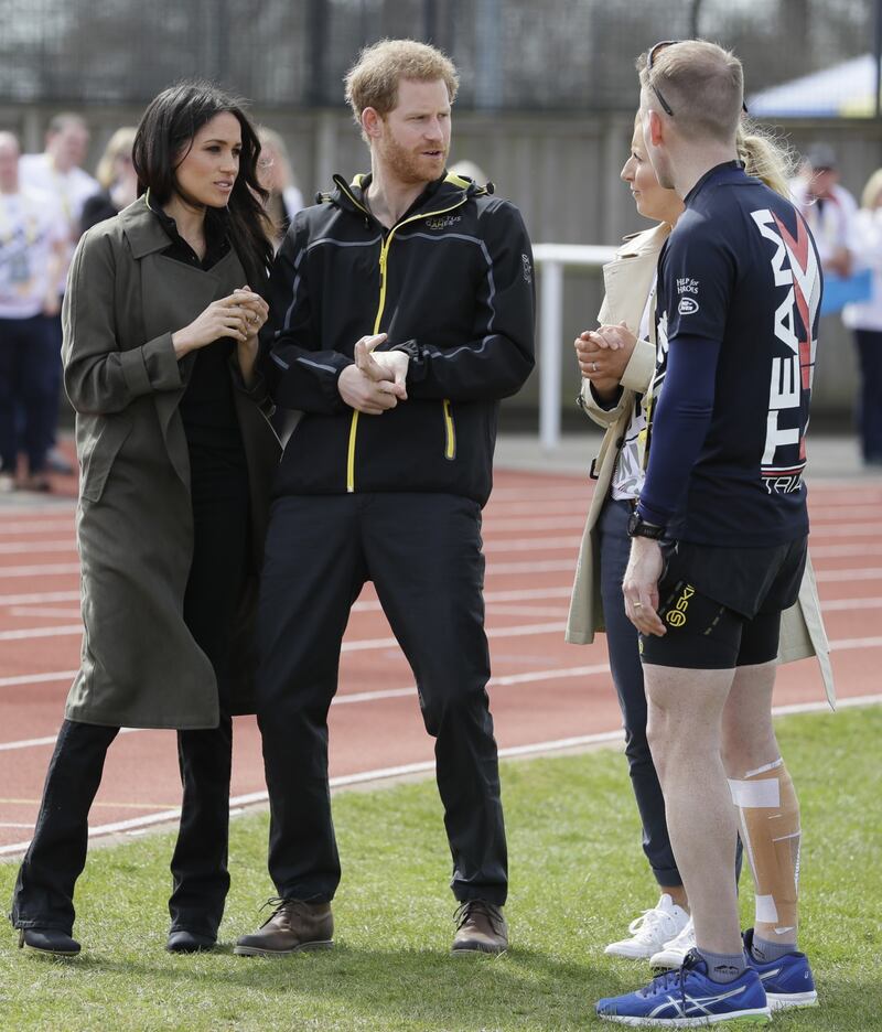 Meghan Markle con il Principe Harry agli Invictus Games 9