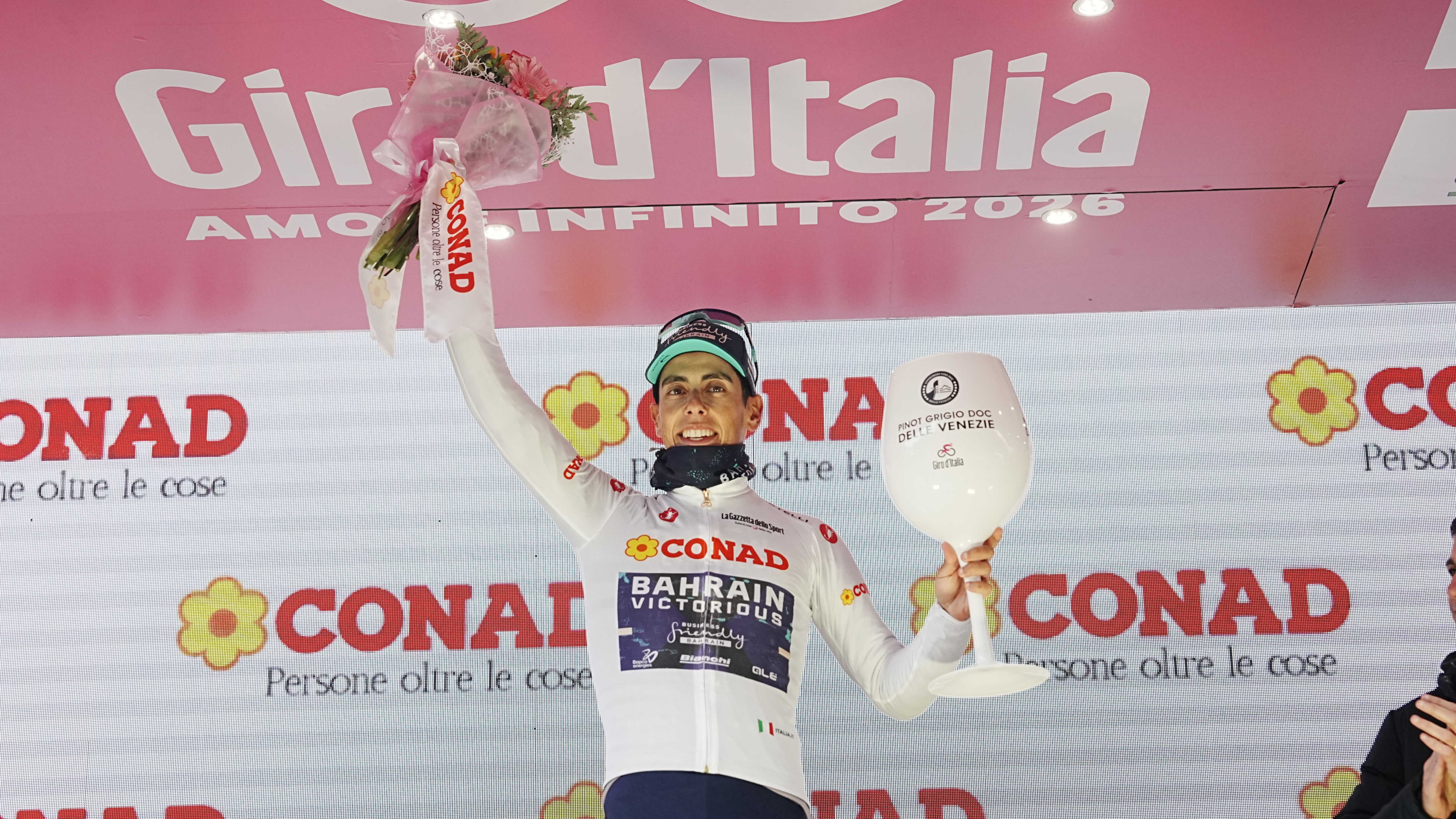 Giro d'Italia, Eulalio: "Maglia Bianca Conad è grande motivazione"