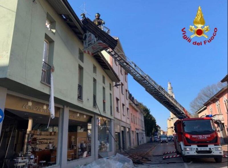 Esplosione in palazzina a Seriate 6