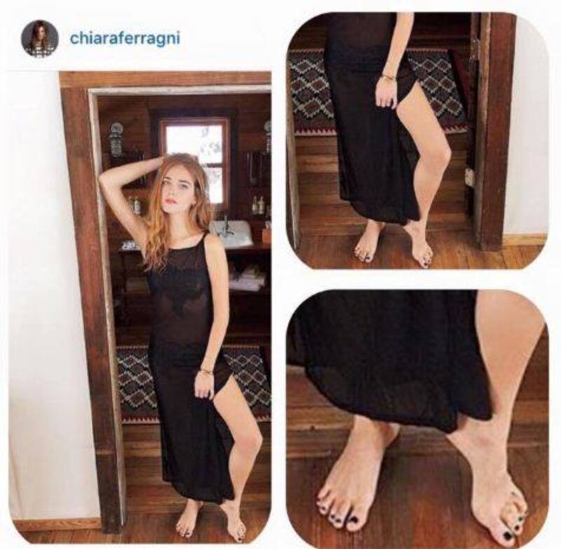 Chiara Ferragni e i piedi: l'ironia impazza sul web 6