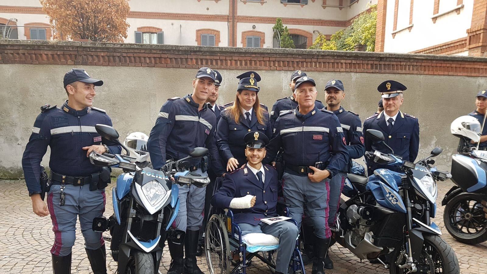 Poliziotto con la protesi. Bruno resta in divisa anche senza una gamba