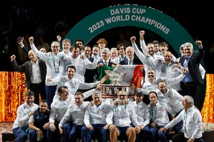 L'Italia conquista la Coppa Davis: le immagini più belle della vittoria contro l'Australia 8