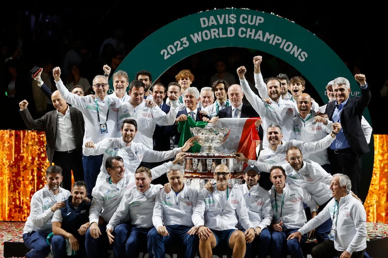 L'Italia conquista la Coppa Davis: le immagini più belle della vittoria contro l'Australia 8
