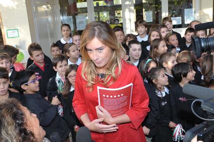 La Boschi torna nella "sua" scuola di Laterina 5