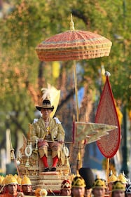 La Thailandian celebra l'incoronazione del re 6