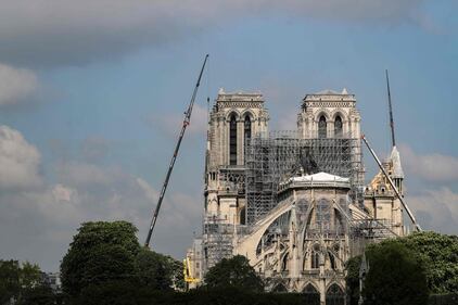 Dopo l'incendio alla Cattedrale di Notre-Dame cominciano i lavori di messa in sicurezza 1