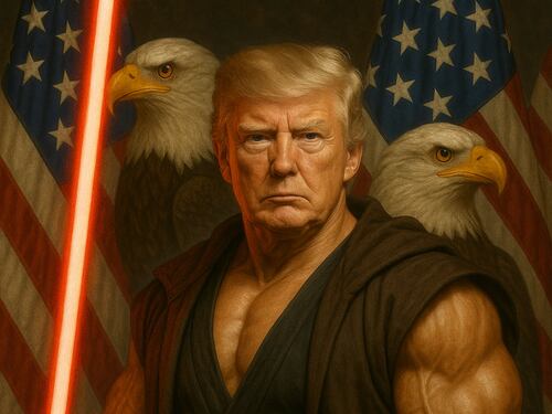 "Che il 4 maggio sia con voi". Prima il Papa, ora Trump diventa pure un jedi
