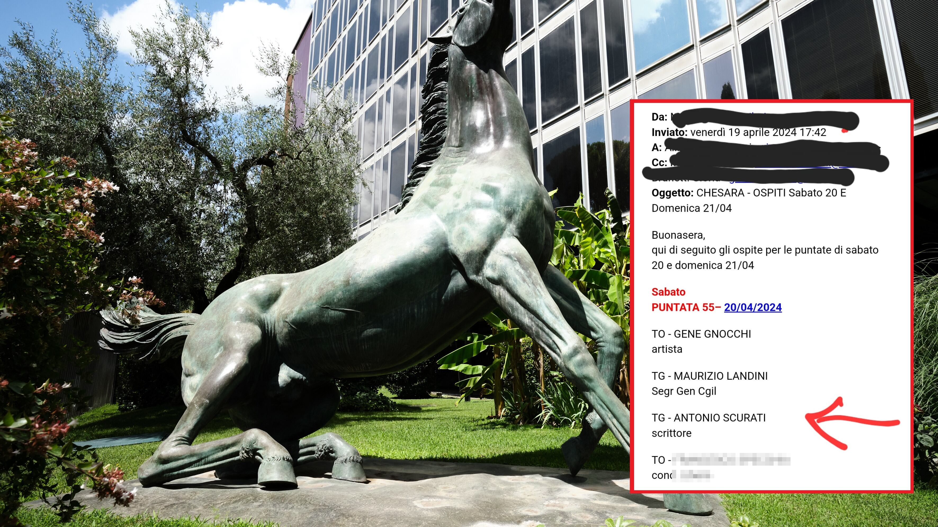 "Scurati a titolo gratuito". Ecco la mail della Rai che smentisce la censura