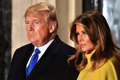 Il presidente Trump e la First Lady al Summit in UK  2