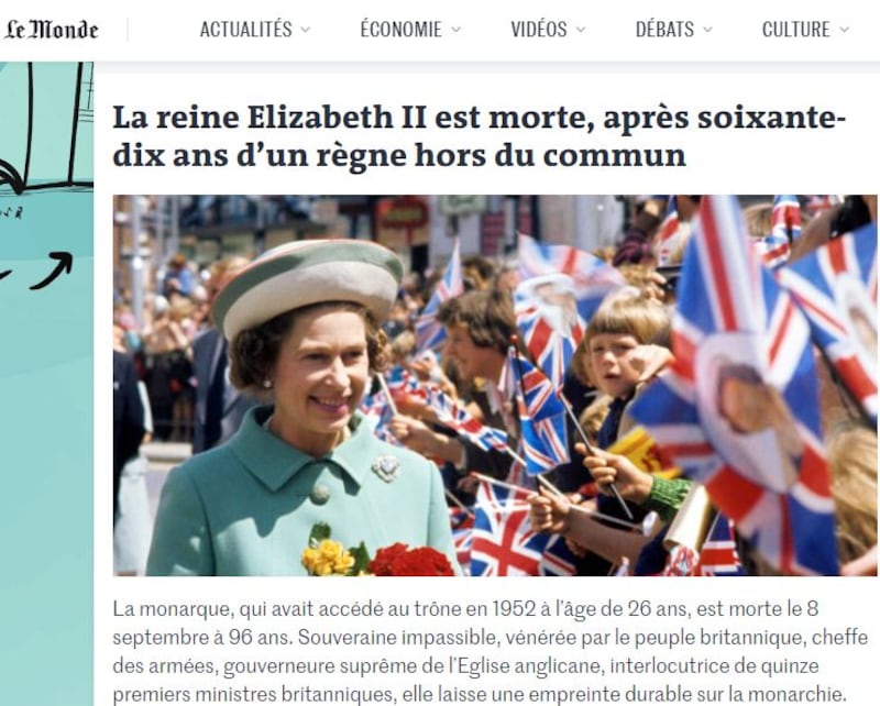 La morte della Regina Elisabetta ha conquistato tutte le prime pagine 6