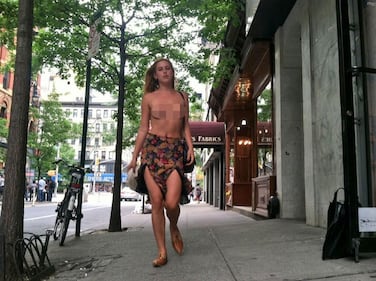 E sui social parte la campagna per il topless libero 7