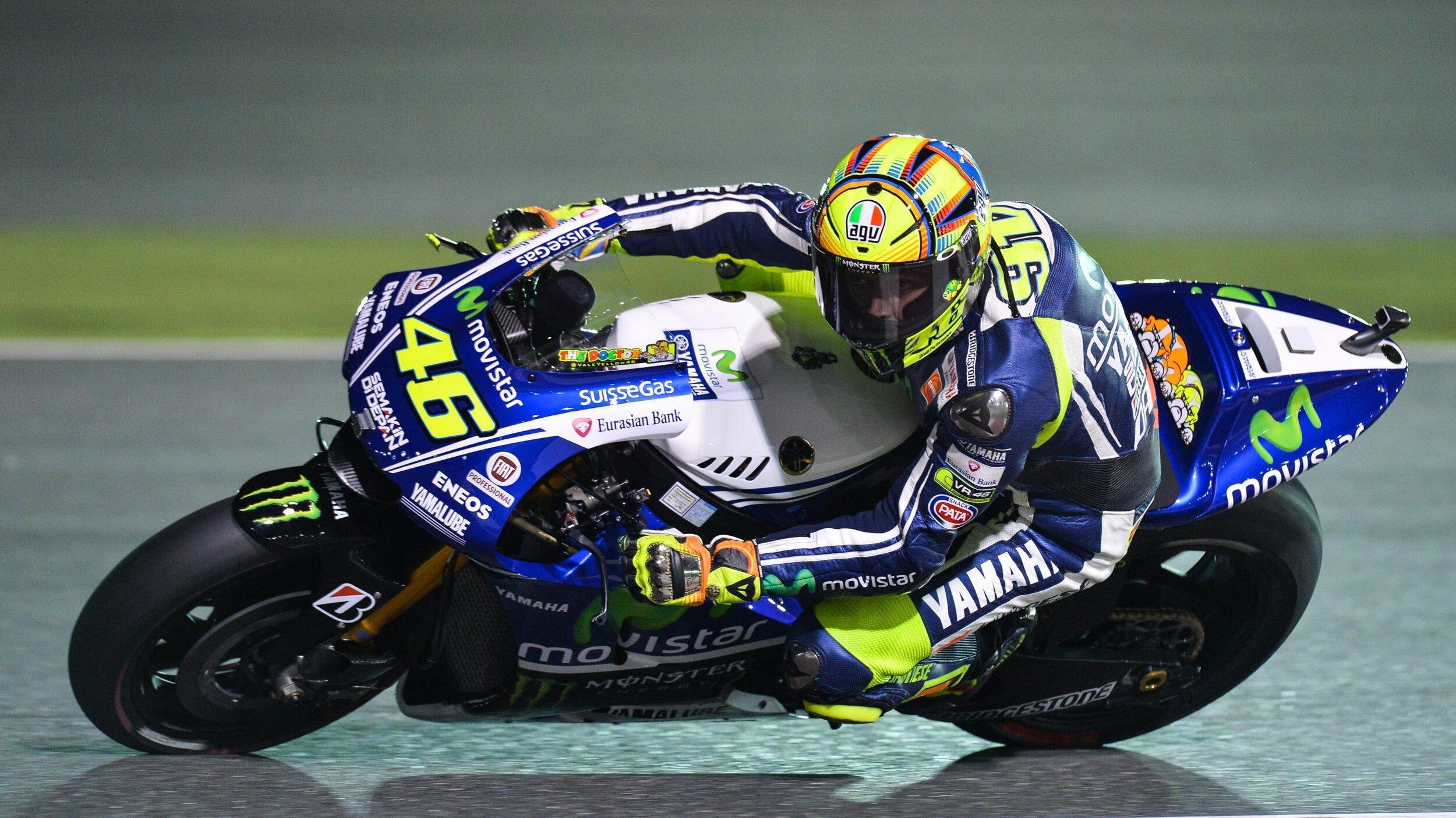 Super Rossi: secondo in Qatar dietro a Marc Marquez