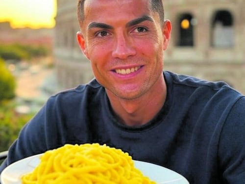L'ultima carbonara di CR7: da bimbo...