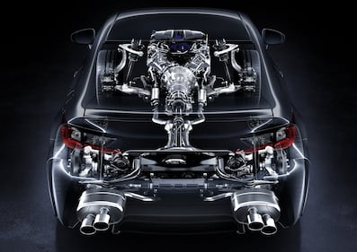 Lexus RC F: tremate Audi RS5 e Mercedec C 63 AMG 9
