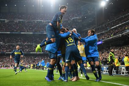 Copa Libertadores, il trionfo del River nel derby contro il Boca. Le immagini del Bernabeu 5