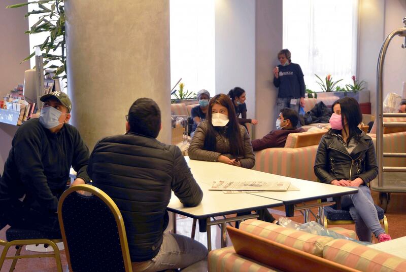 Milano. Primi ingressi all'Hotel Michelangelo per la quarantena 6