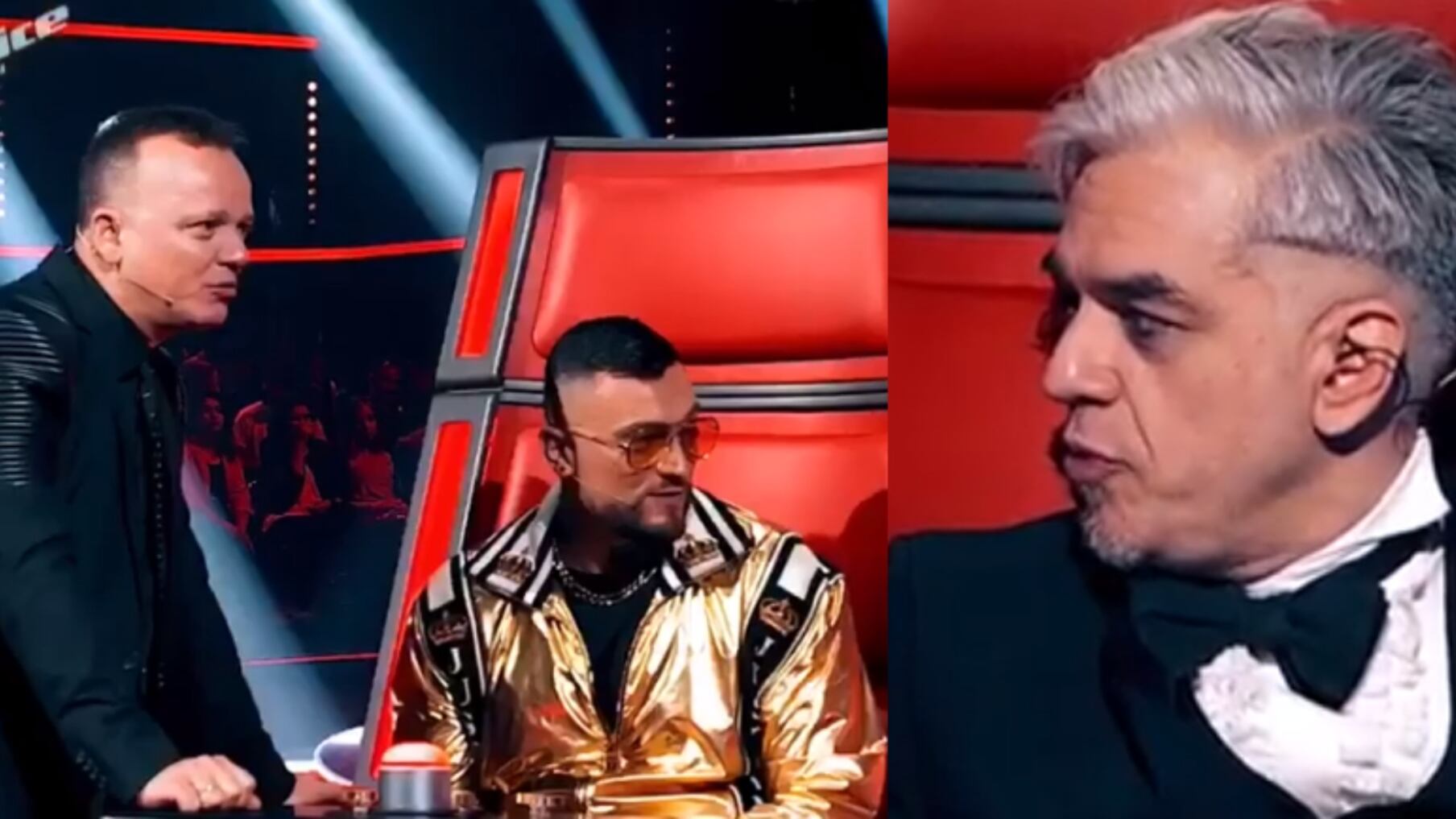 The Voice, Morgan irride Gigi D'Alessio: "Sei vestito da RoboCop"