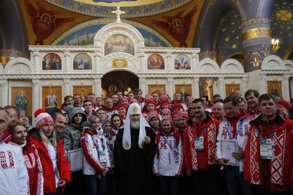 Russia, gli atleti ortodossi ricevono la benedizione del patriarca Kirill 5