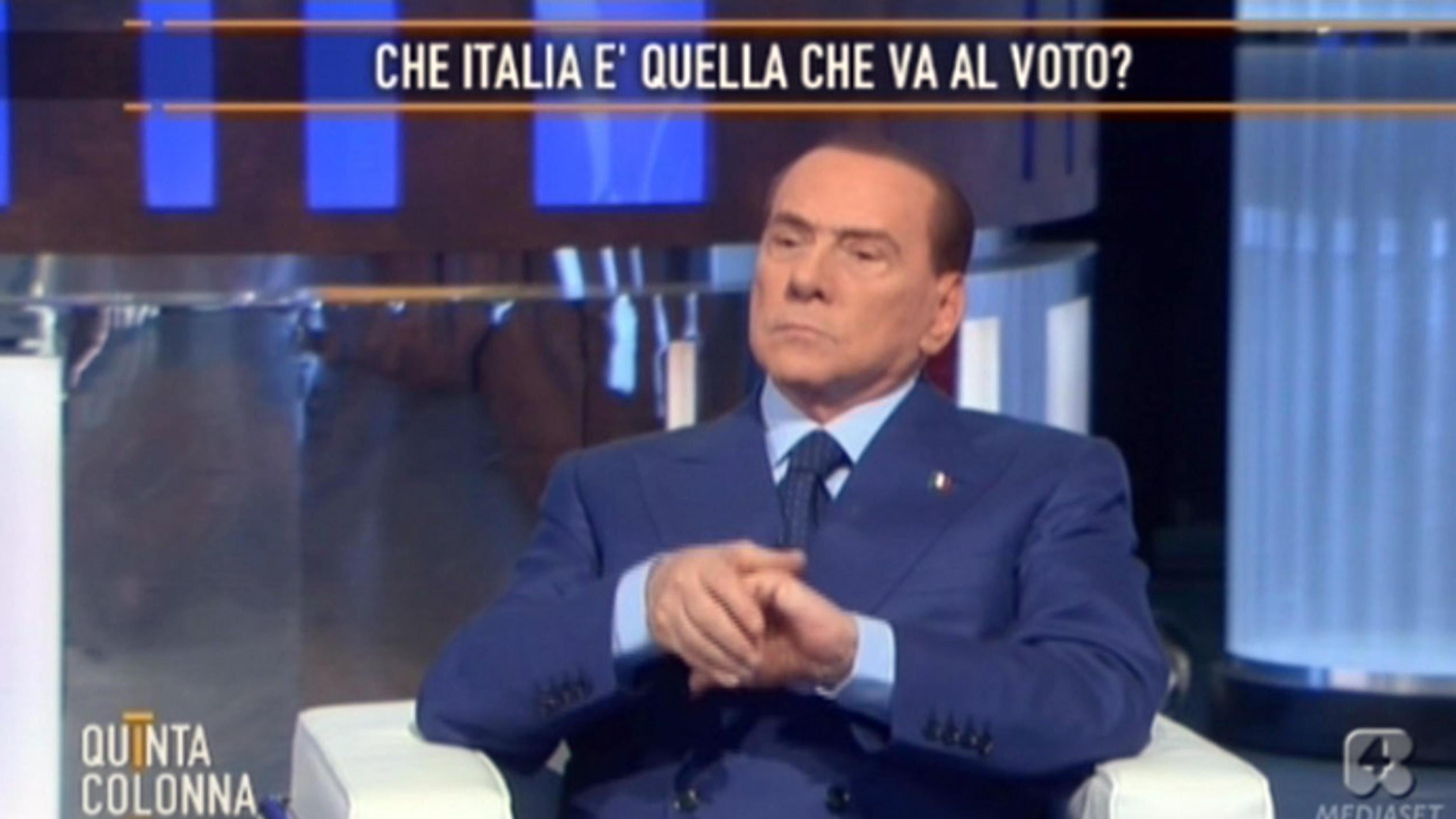 Berlusconi: "Abbiamo lasciato i conti a posto. Con i professori la recessione"