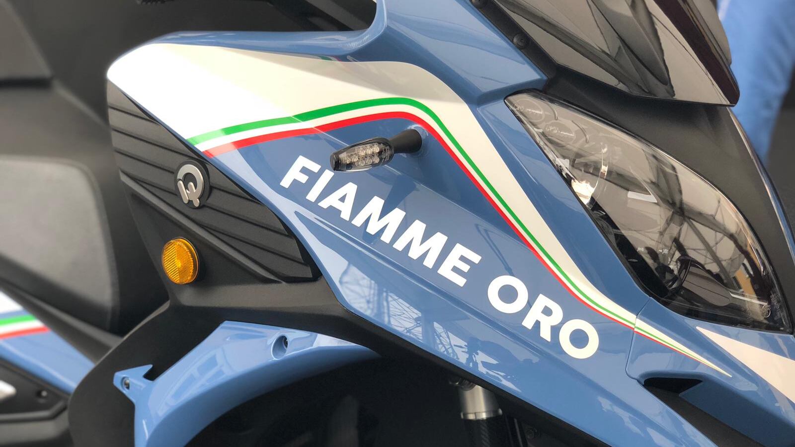 Cerimonia di consegna di Qooder al Gruppo Fiamme Oro della Polizia di Stato