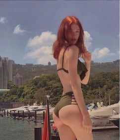 Angelina Michelle, seconda Madre Natura di Ciao Darwin 2019 5