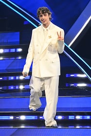 Sanremo 2024: ecco il look della prima serata del Festival di Sangiovanni 2