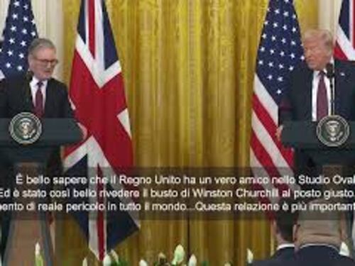 Starmer: Trump vero amico di Uk. Bello rivedere busto Churchill nello Studio Ovale