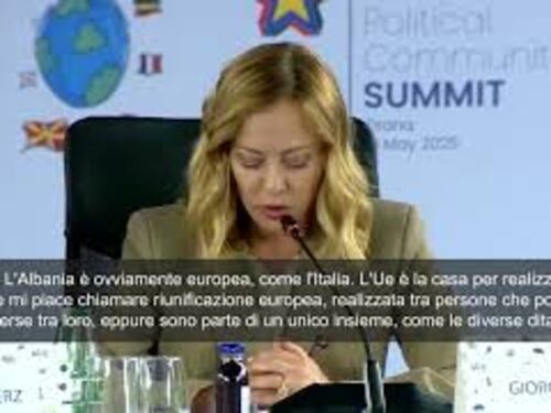 Meloni a vertice Cpe Tirana: "L'Albania è Europa come l'Italia"