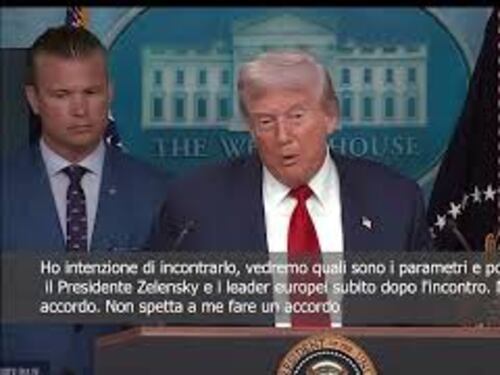Trump: Incontrerò Putin e poi chiamerò Zelensky, ma non faro un accordo non spetta a me