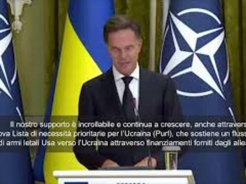 Rutte (Nato): Non permetteremo alla Russia di prendersi un centimetro di terra ucraina