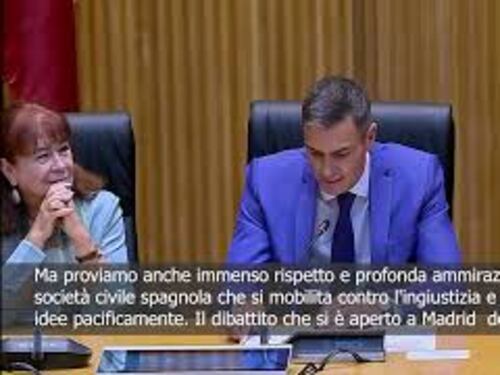 Sanchez: Ammirazione per società civile spagnola e protesta pacifica pro Pal alla Vuelta