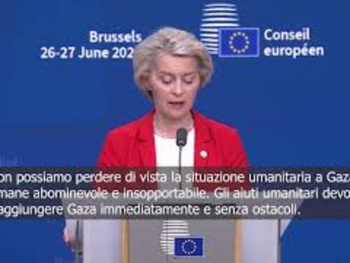 Von der Leyen: La situazione umanitaria a Gaza è abominevole e insopportabile