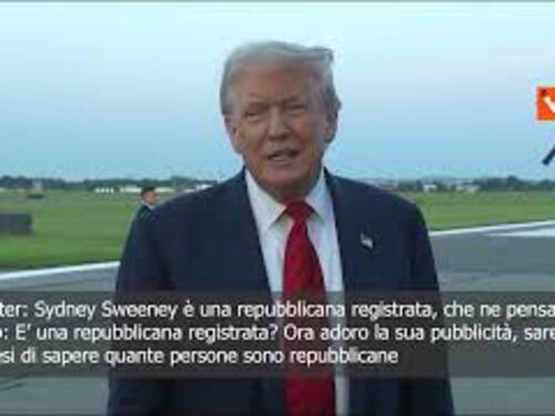 Trump: Sydney Sweeney repubblicana registrata? Allora penso che sua pubblicità jeans sia fantastica
