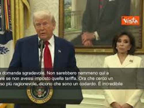 Trump irritato per essere definito "taco-trade" sui dazi: Ridicolo, io non mi tiro indietro