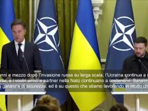 Rutte (Nato): Servono solide garanzie di sicurezza per Kiev dall'Europa e dagli Usa