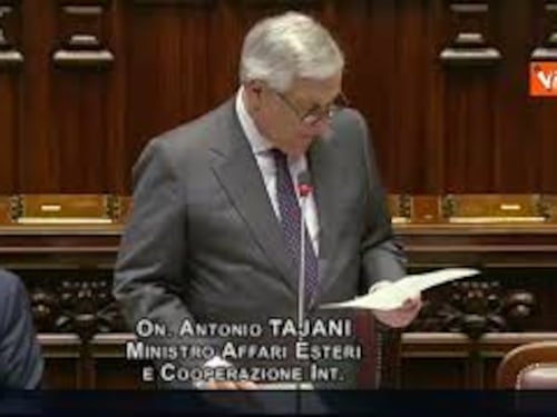 Gaza, Tajani: "Sosteniamo l'esercizio di mediazione per riaprire la finestra per la pace"