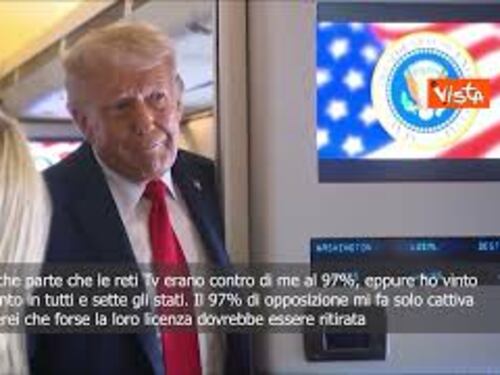 Trump: Forse dovrei ritirare licenza alle Tv che sono contro di me