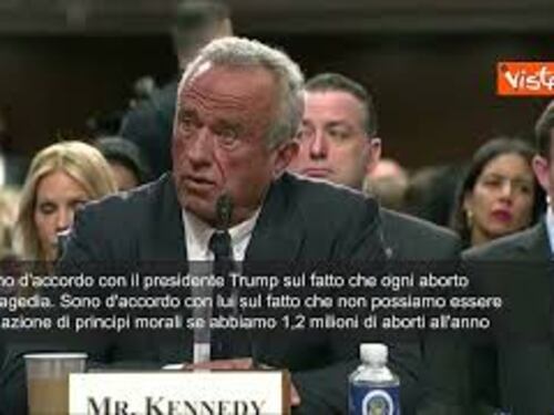 Kennedy Jr: “Aborto è tragedia, sono per le politiche pro-life di Trump”