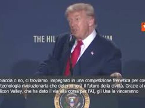 Trump: Gli Usa vinceranno la corsa per l'Intelligenza artificiale
