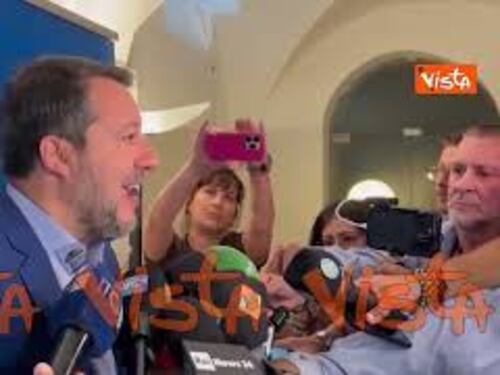 Salvini: Francia e Uk riconoscono Palestina? Errore clamoroso