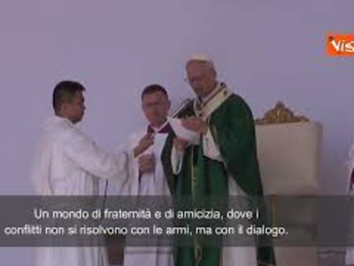 Papa Leone XIV: "Un mondo di pace è possibile"