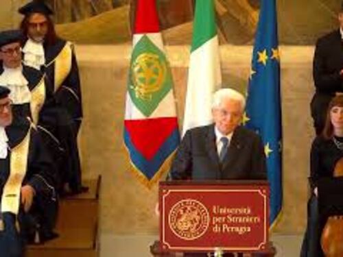 Mattarella inaugura anno accademico Università Perugia: "Nessuno qui è straniero"