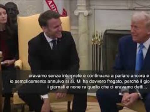 L'aneddoto di Trump: "Sotto la Torre Eiffel Macron parlava francese e non capivo niente”