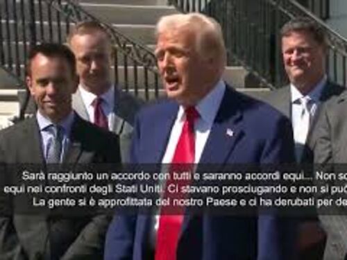 Dazi Usa, Trump: Tutti i Paesi vogliono fare accordi. Saranno raggiunti e saranno equi