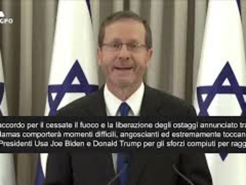 Tregua Gaza, Herzog: “Accordo porterà a momenti difficili, è una sfida”
