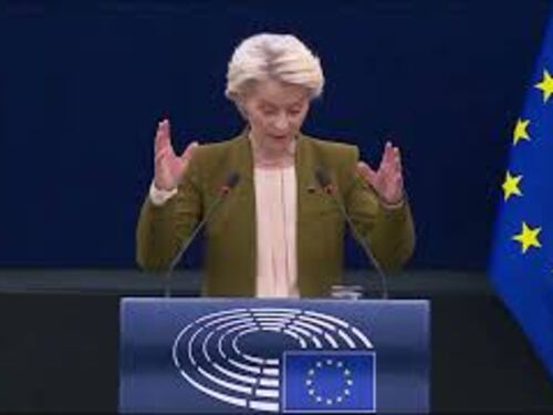 Guerra Ucraina, Von der Leyen: Dobbiamo costruire un muro di droni